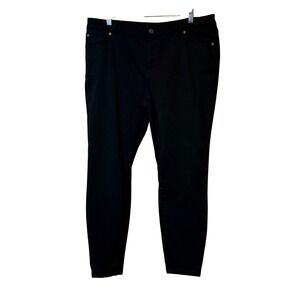 Amazon Essentials Womens Black Skinny Jeans Size 16 Short Comfort Fit‎
